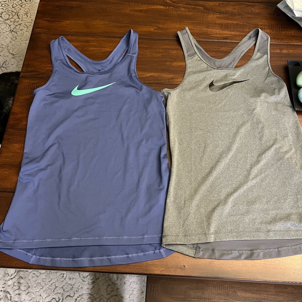 2 Nike Pro Cool tanks!